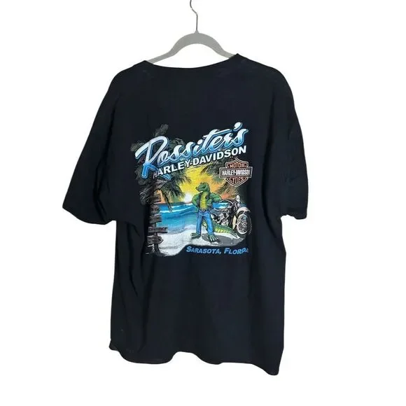 Harley-Davidson Men's XL Black Vintage Graphic T-Shirt Short Sleeve - Picture 4 of 4